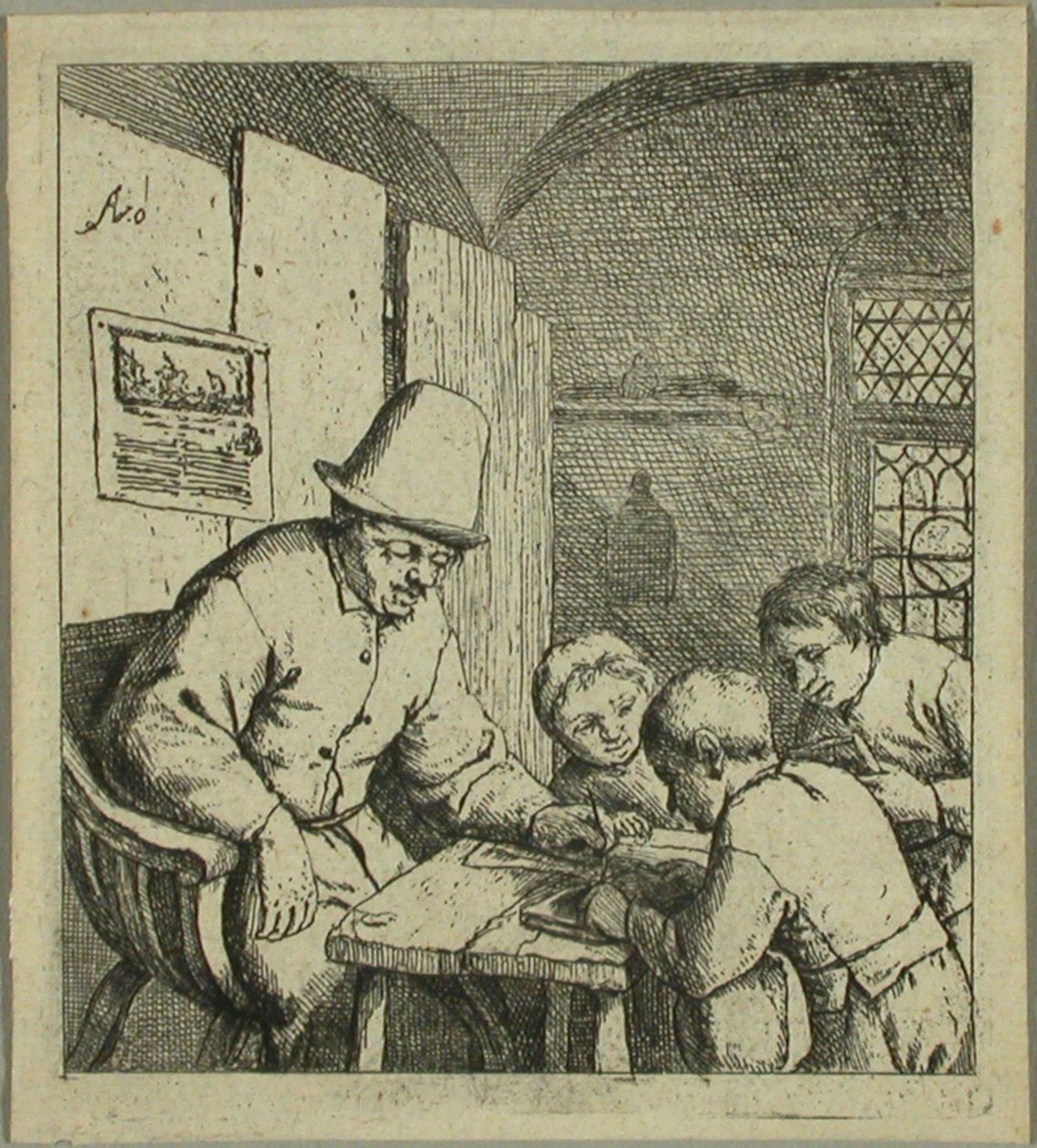 Nauczyciel autorstwa Adriaen van Ostade