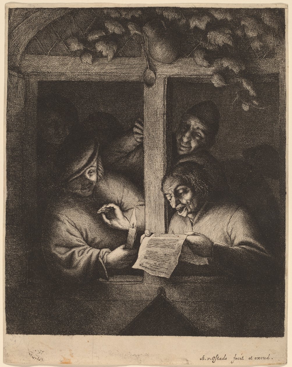 Śpiewacy autorstwa Adriaen van Ostade