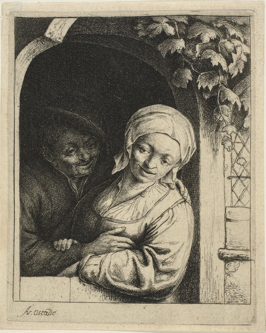 Wiejski romans autorstwa Adriaen van Ostade