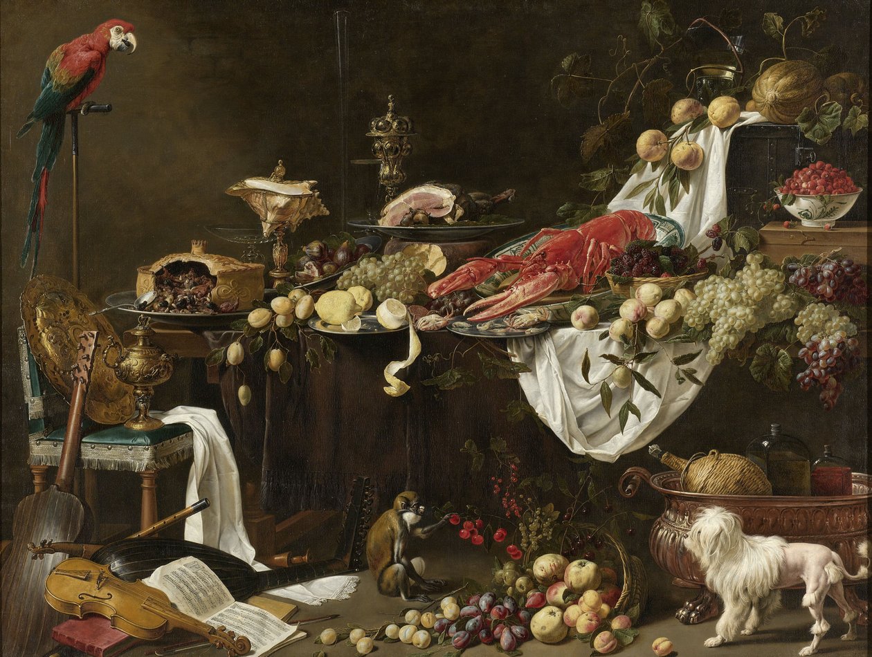 Bankiet Martwa Natura autorstwa Adriaen van Utrecht