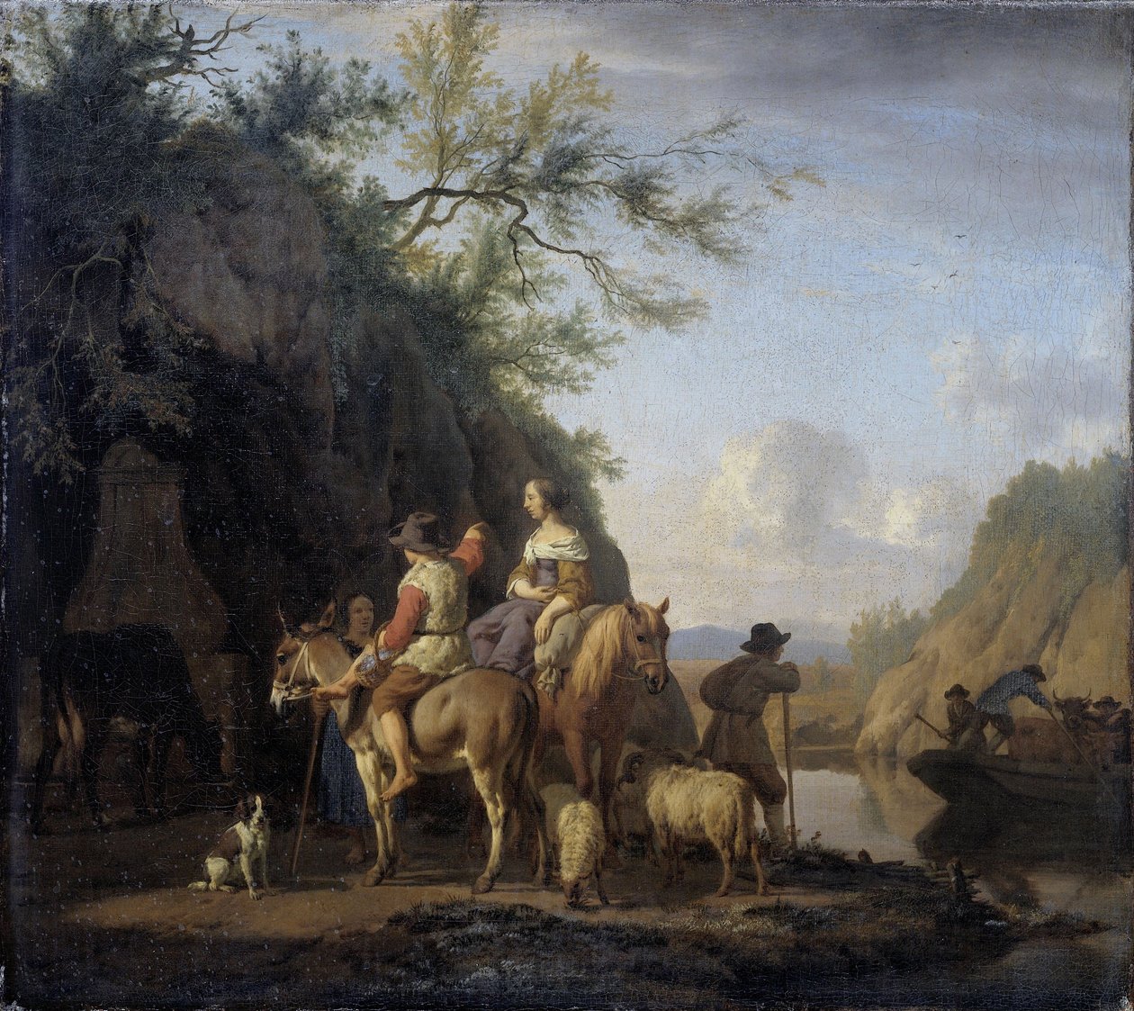 Prom, 1666 autorstwa Adriaen van de Velde