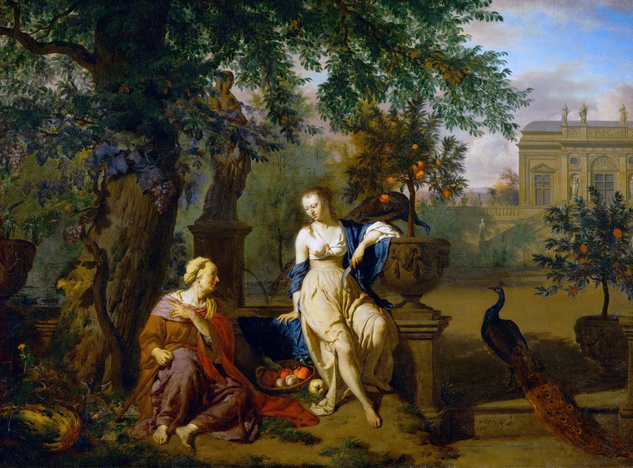 Niemiecki: Vertumnus i Pomona Vertumnus i Pomona autorstwa Adriaen van de Velde