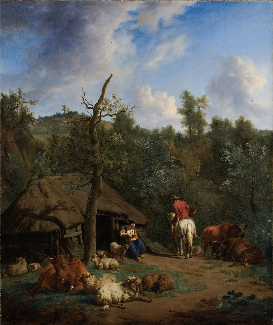 Chata, 1671 autorstwa Adriaen van de Velde
