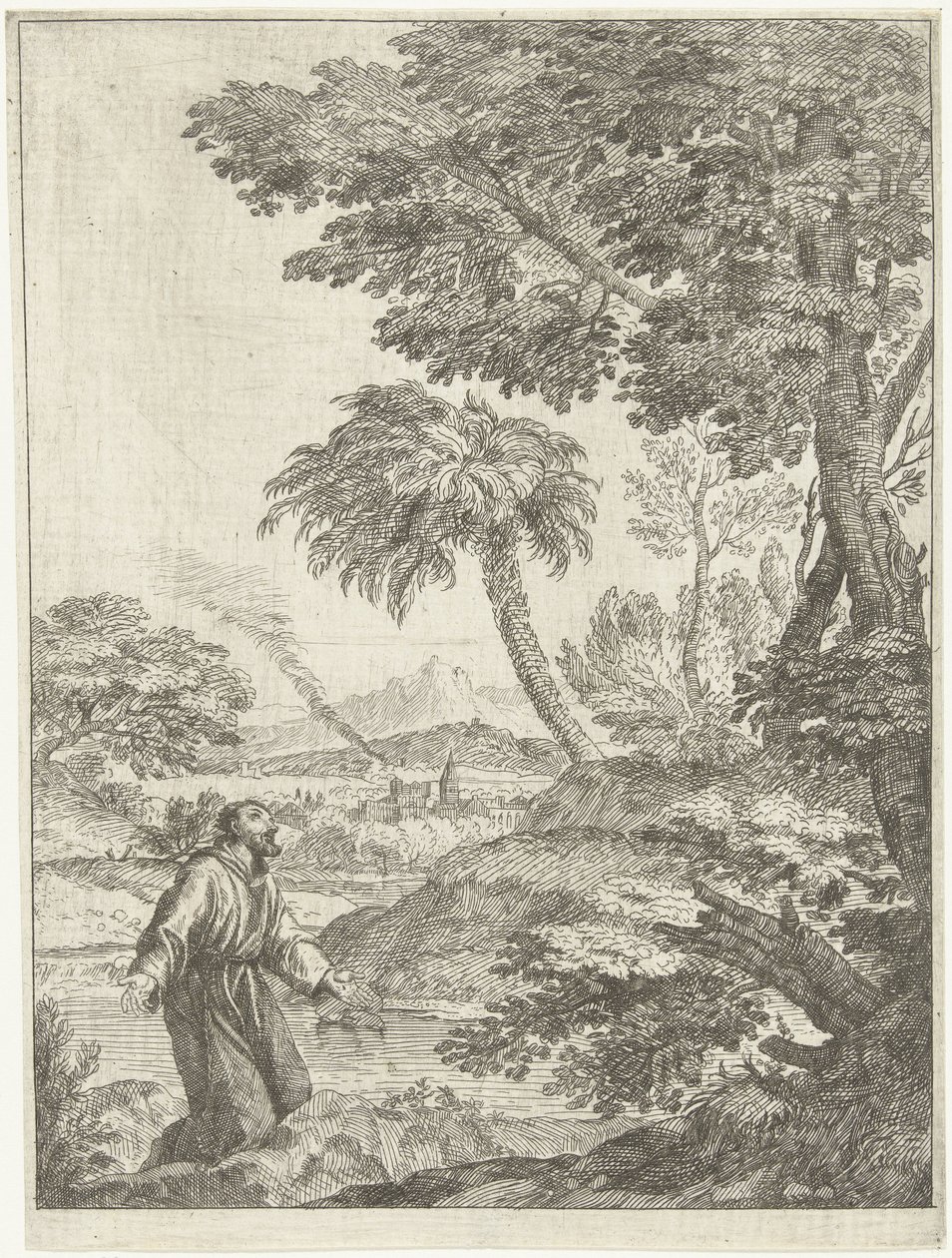 Święty Franciszek autorstwa Adriaen van der Kabel