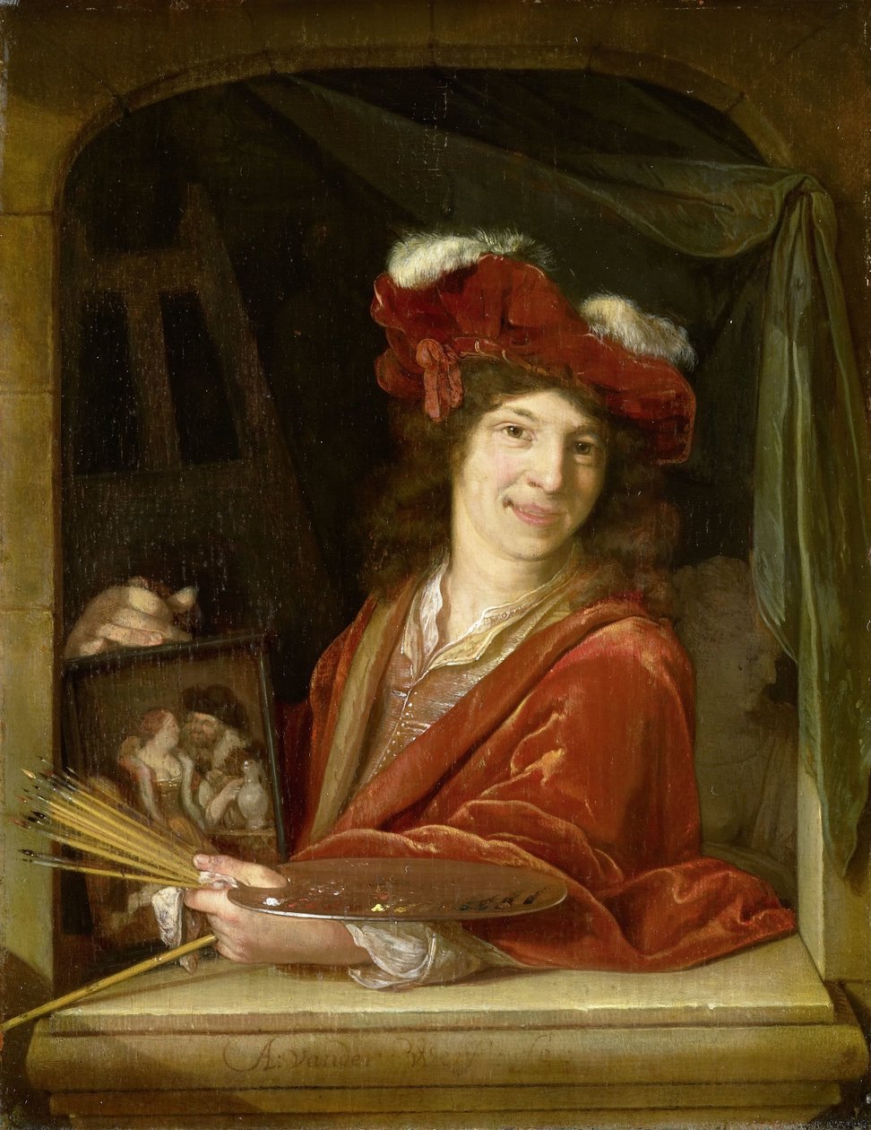 Młody malarz autorstwa Adriaen van der Werff