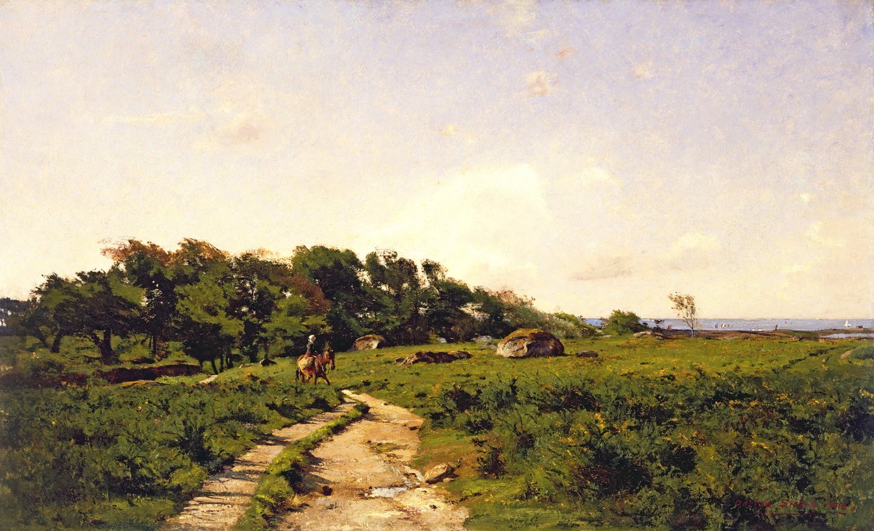 Zbieracz wodorostów, 1882 autorstwa Adrian Scott Stokes