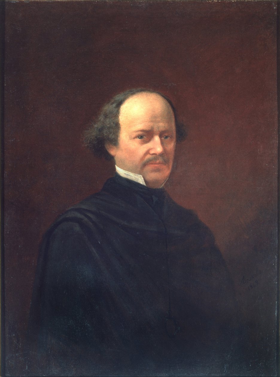 Portret kompozytora Aleksandra Dargomyżskiego 1813-1869, 1869 autorstwa Adrian Markovich Volkov