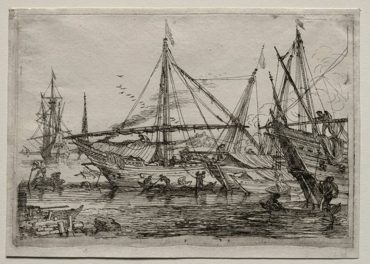 Śródziemnomorski port autorstwa Adrian van der Cabel