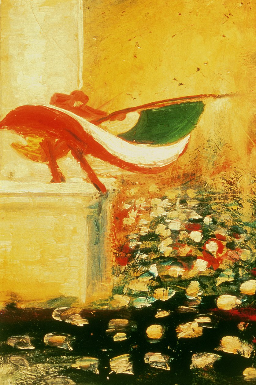 Interwencja, 1915 (olej na karcie) autorstwa Adriana Bisi Fabbri