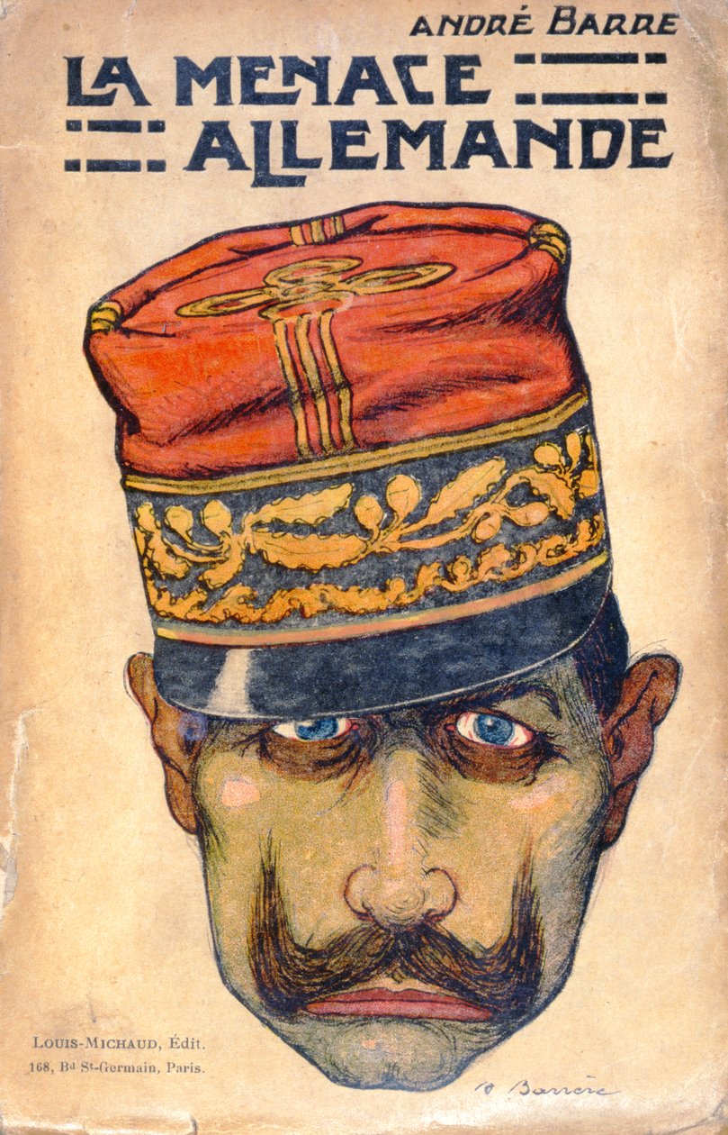 Niemieckie zagrożenie" Kaiser Wilhelm II (1859-1941) ok. 1909 r. autorstwa Adrien Barrere