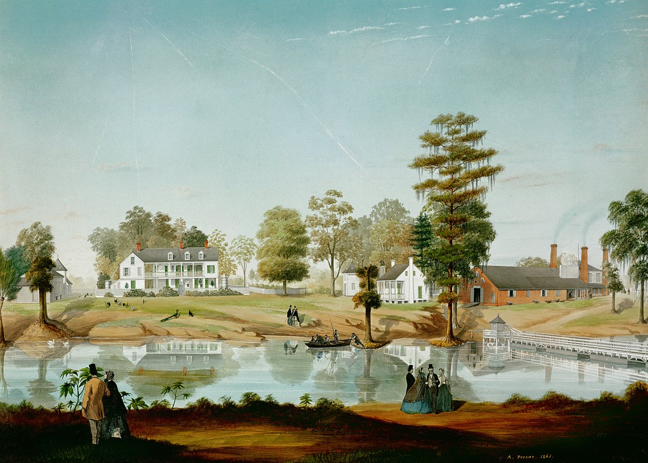 Plantacja Oliviera, 1861 autorstwa Adrien Persac