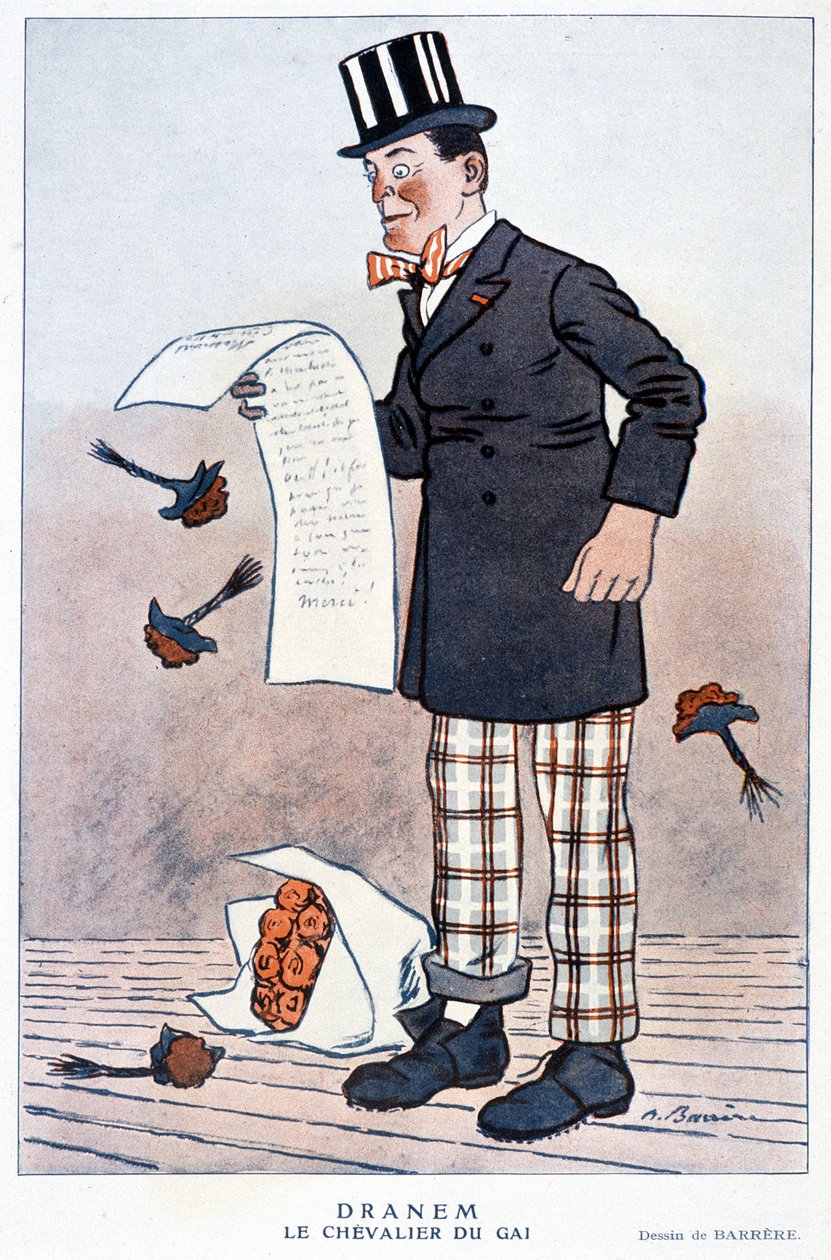 Karykatura Julesa Renarda (1864/1910), francuskiego pisarza, autorstwa Barrère, A. 1923. autorstwa Adrien Barrere
