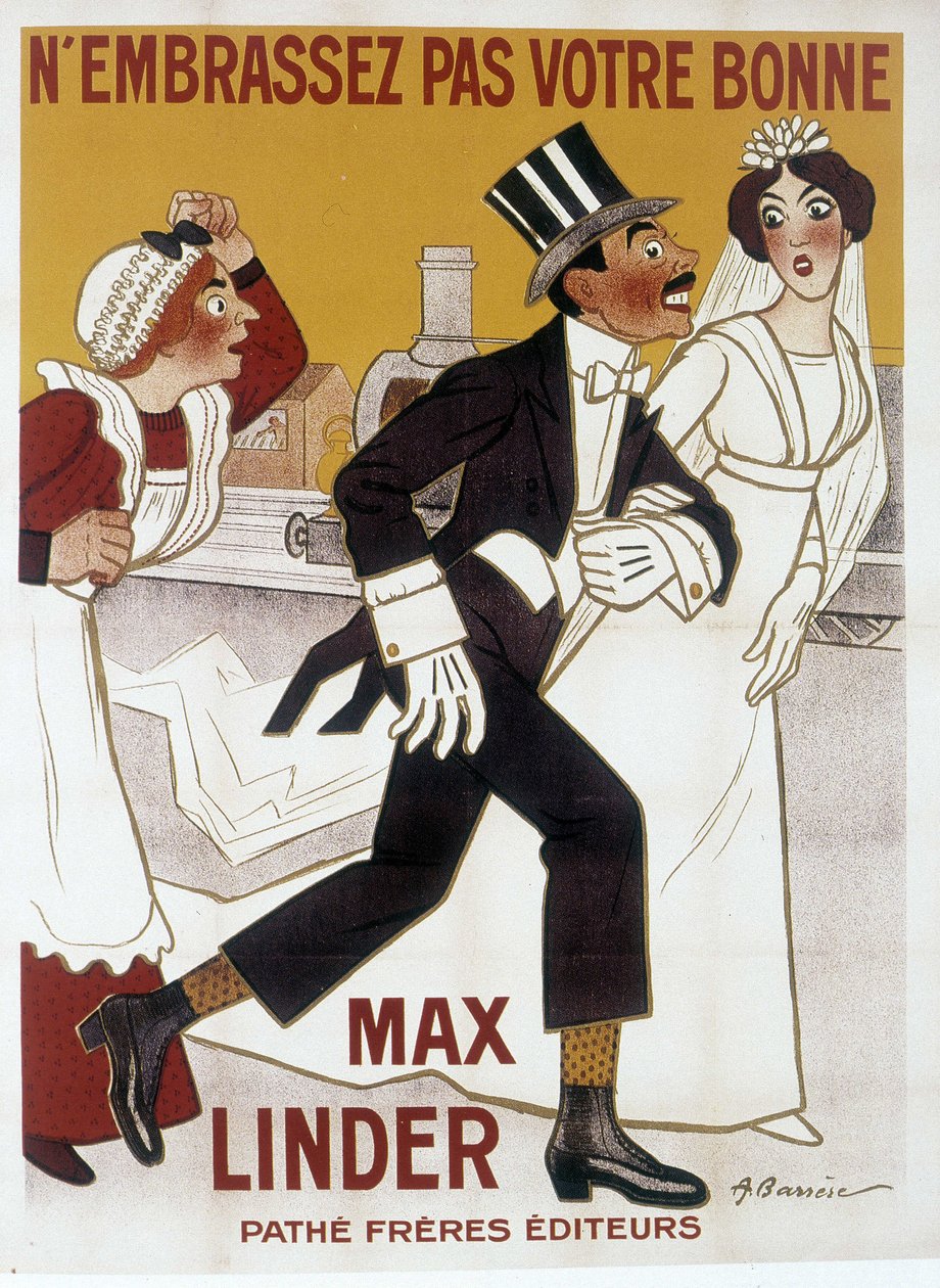 Plakat Maxa Lindera, il. przez Barrere autorstwa Adrien Barrere