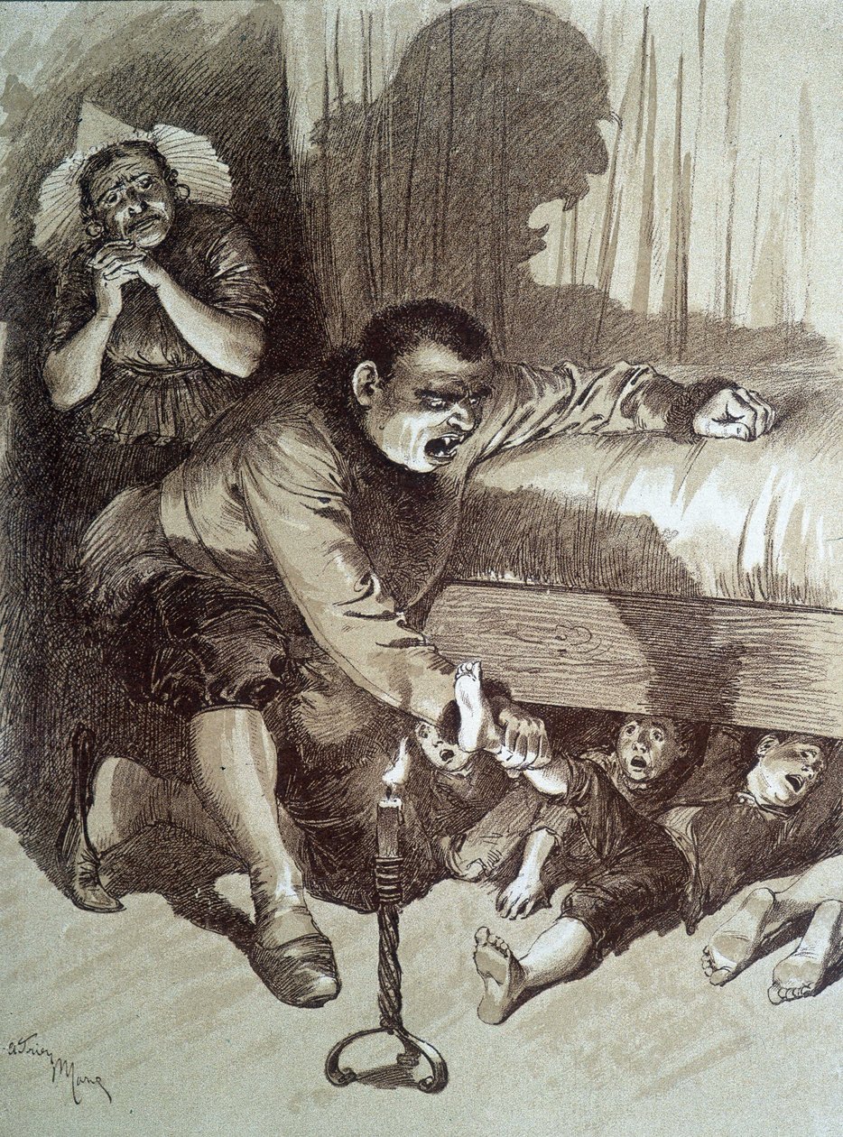 Maluch Kciuk - w „Bajkach” Charlesa Perraulta, ilustracje Adriena Marie autorstwa Adrien Emmanuel Marie