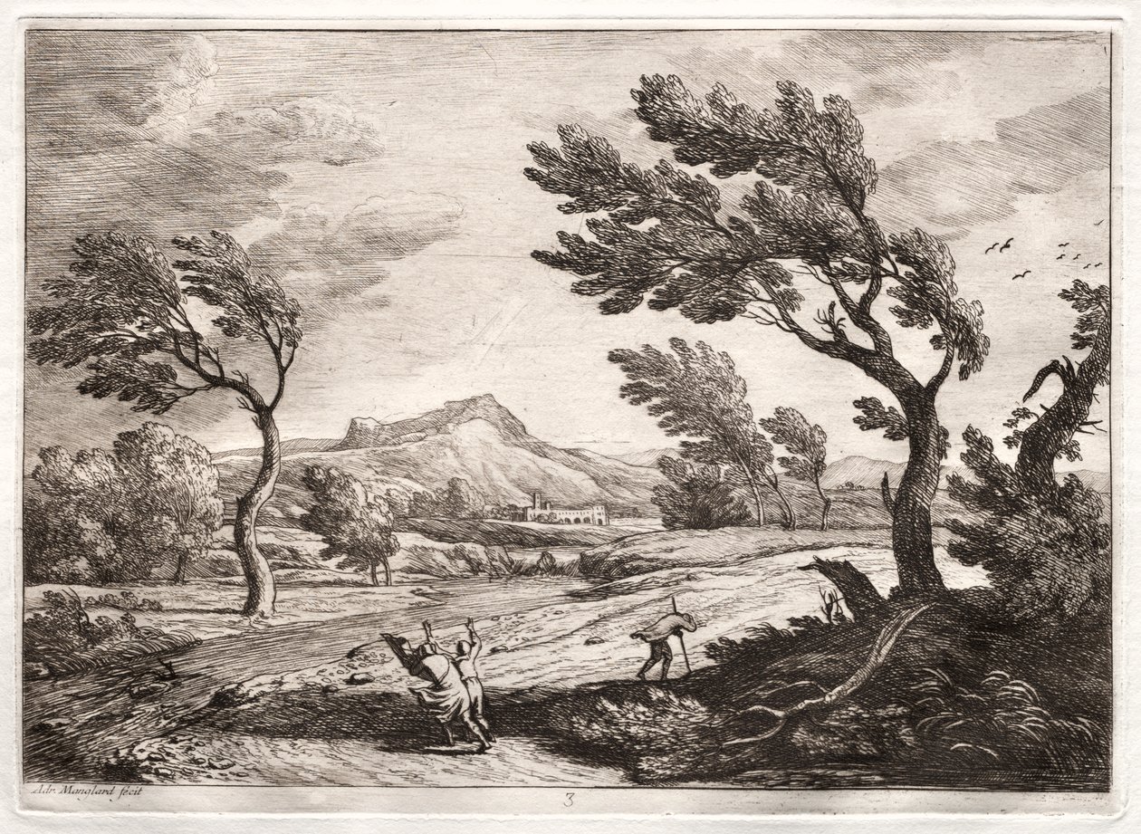 Krajobraz autorstwa Adrien Manglard