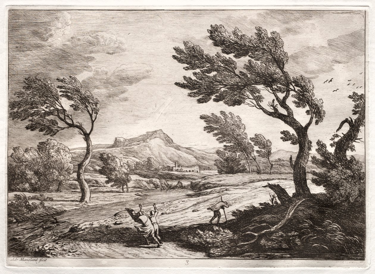 Krajobraz. autorstwa Adrien Manglard