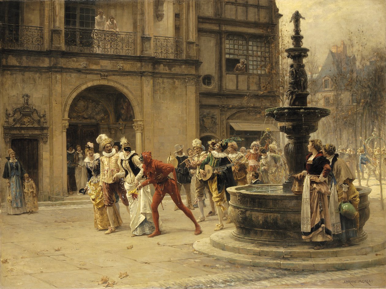 Procesja karnawałowa autorstwa Adrien Moreau