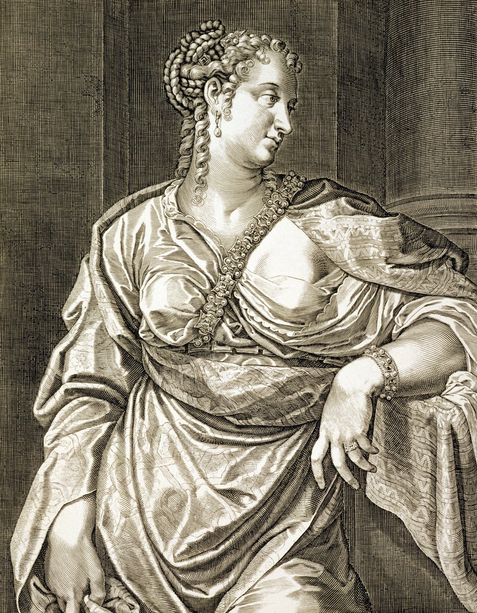 Agrypina żona Tyberiusza autorstwa Aegidius Sadeler or Saedeler