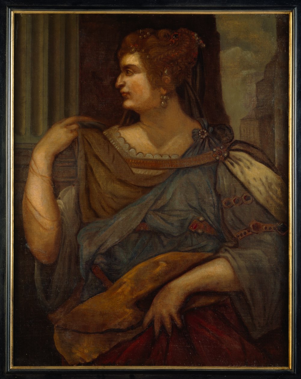 Domitia Longina (olej na płótnie) autorstwa Aegidius (after) Sadeler or Saedeler