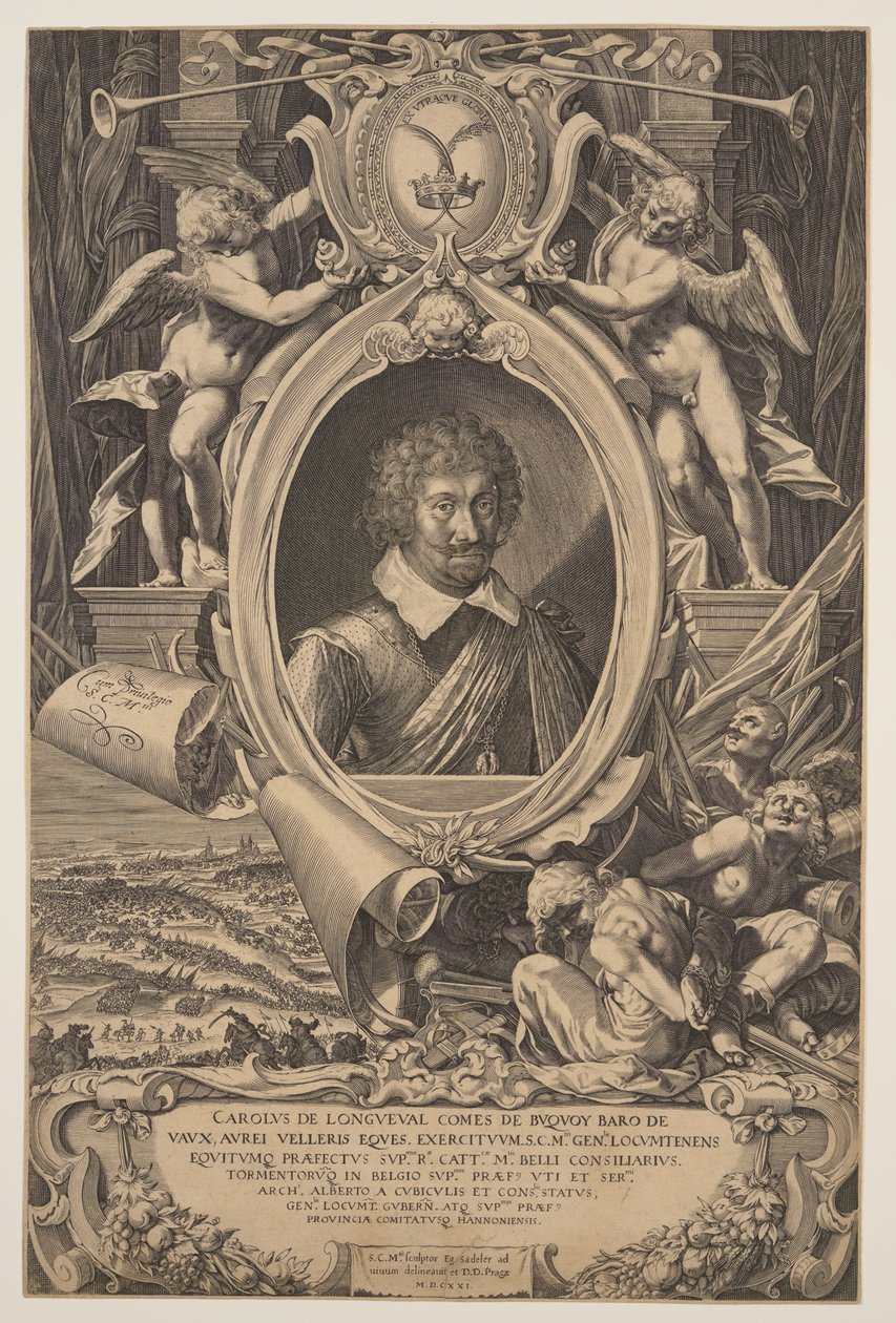 Charles Bonaventure de Longueval autorstwa Aegidius Sadeler II
