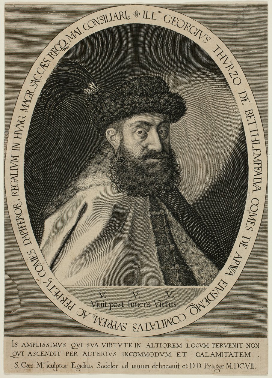 Georg III Thurzo z Bethlendorfu autorstwa Aegidius Sadeler II