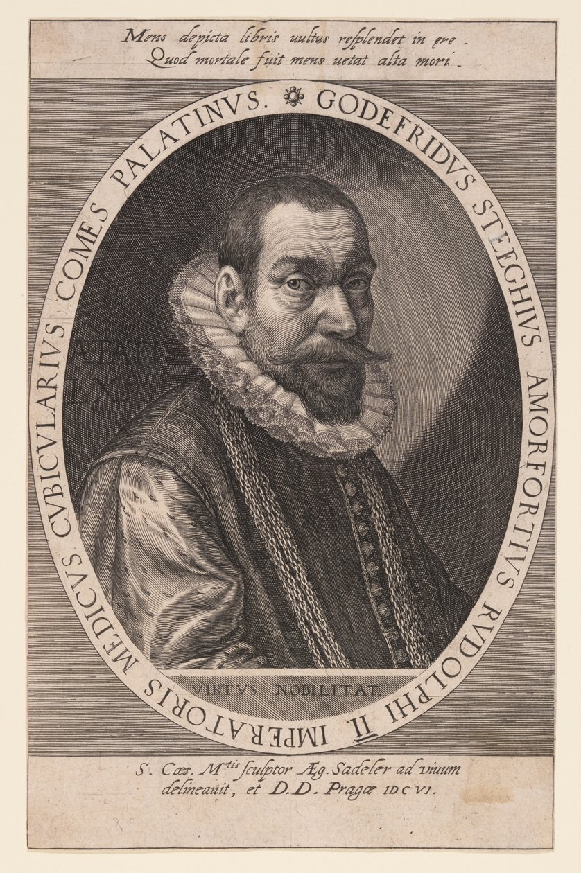 Godfried Steeghuis, lekarz i szambelan autorstwa Aegidius Sadeler II