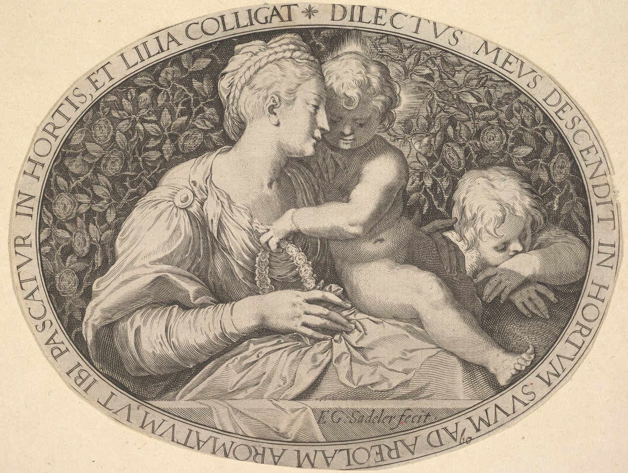 Madonna z Dzieciątkiem autorstwa Aegidius Sadeler II