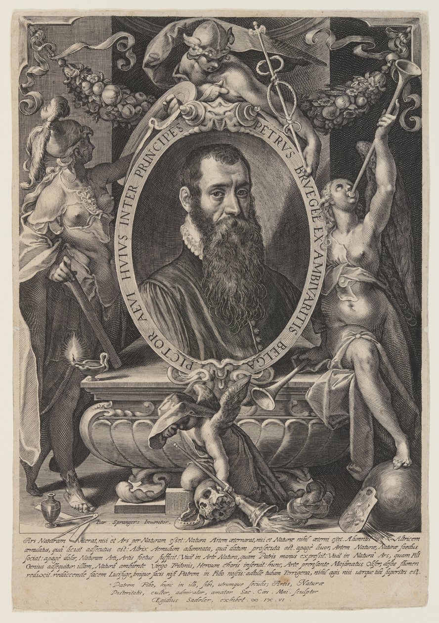 Pieter Brueghel II autorstwa Aegidius Sadeler II