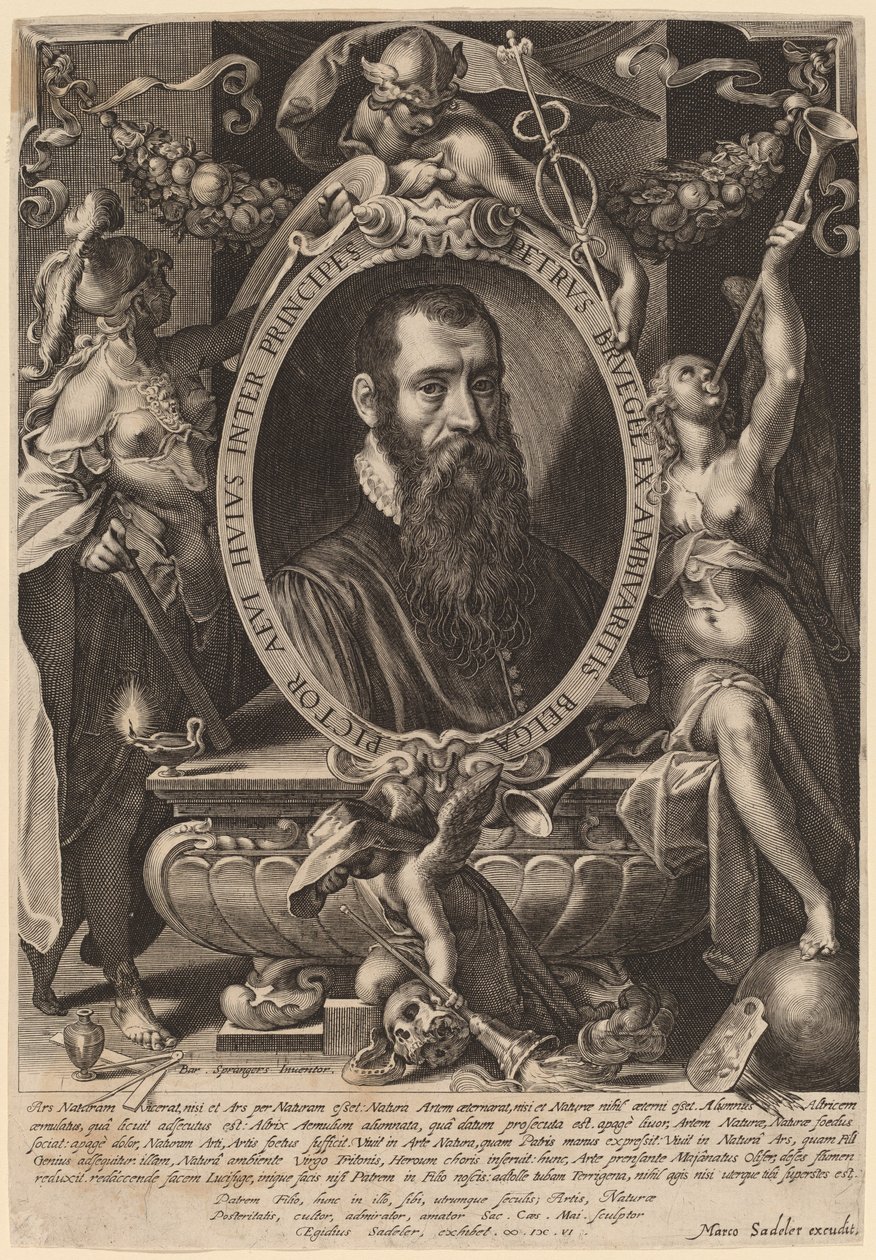 Pieter Brueghel, Młodszy autorstwa Aegidius Sadeler II after Bartholomaeus Spranger