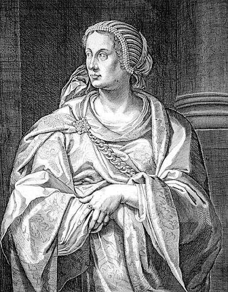 Albia Terenta, Matka Othona (rycina) autorstwa Aegidius Sadeler or Saedeler