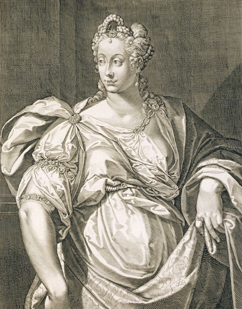 Livia Drusilla (ok.55 pne - AD 29) żona Oktawiana autorstwa Aegidius Sadeler or Saedeler