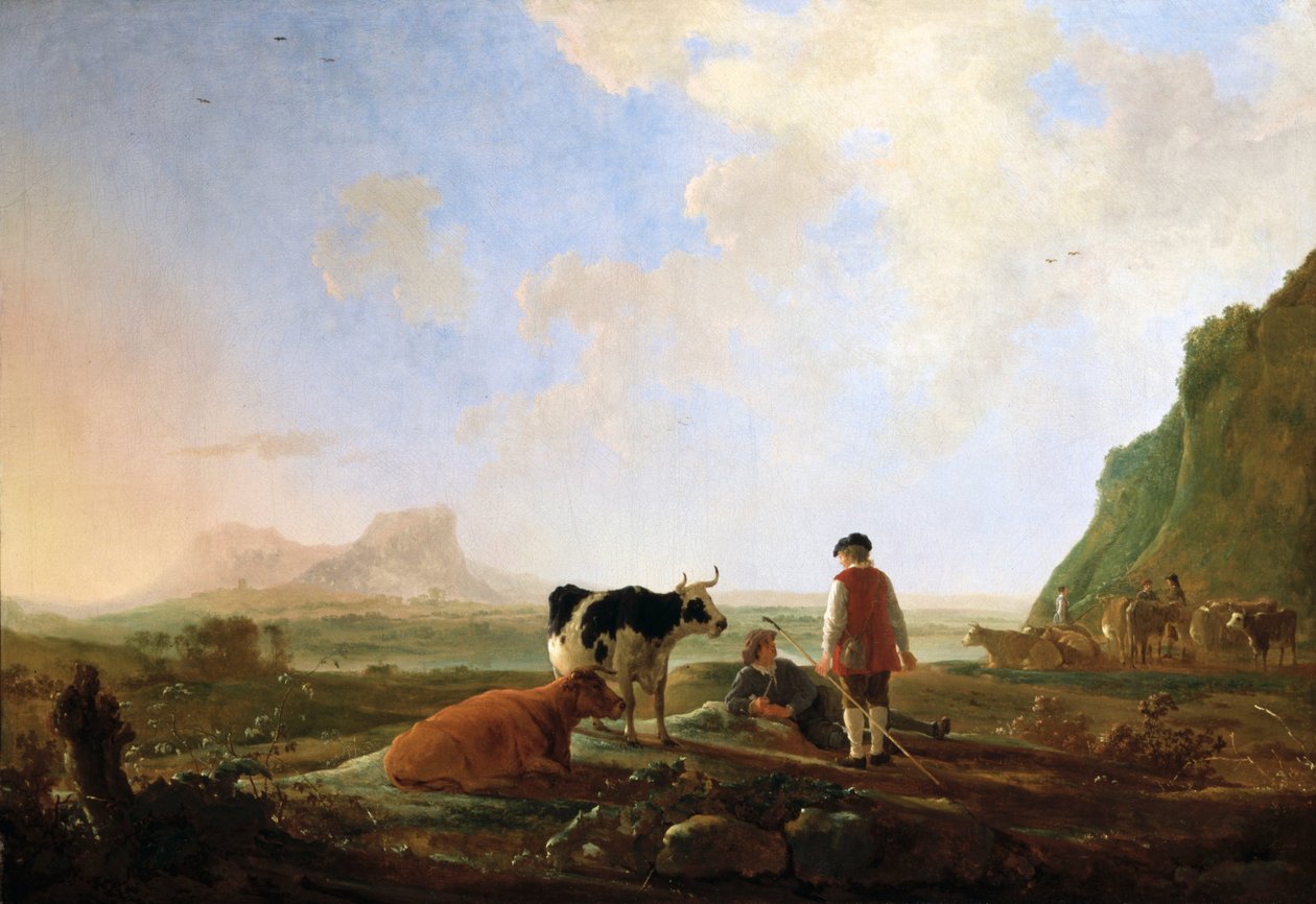 Pasterze z krowami autorstwa Aelbert Cuyp