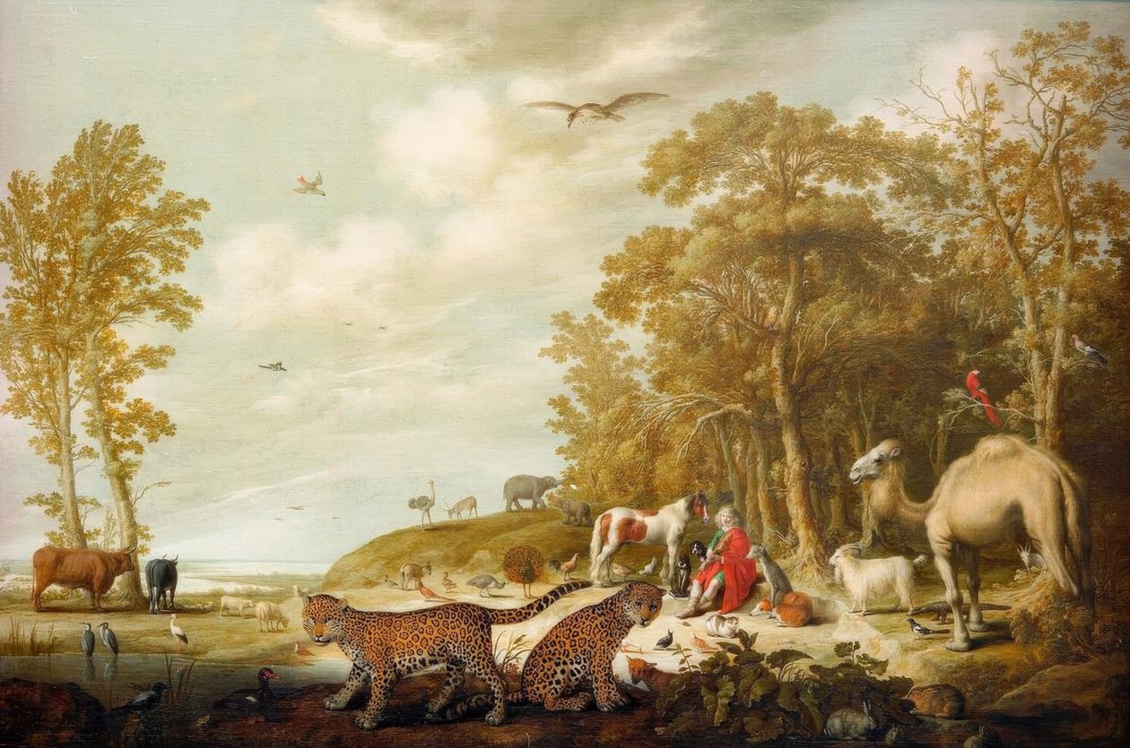 Orfeusz ze zwierzętami w krajobrazie autorstwa Aelbert Cuyp