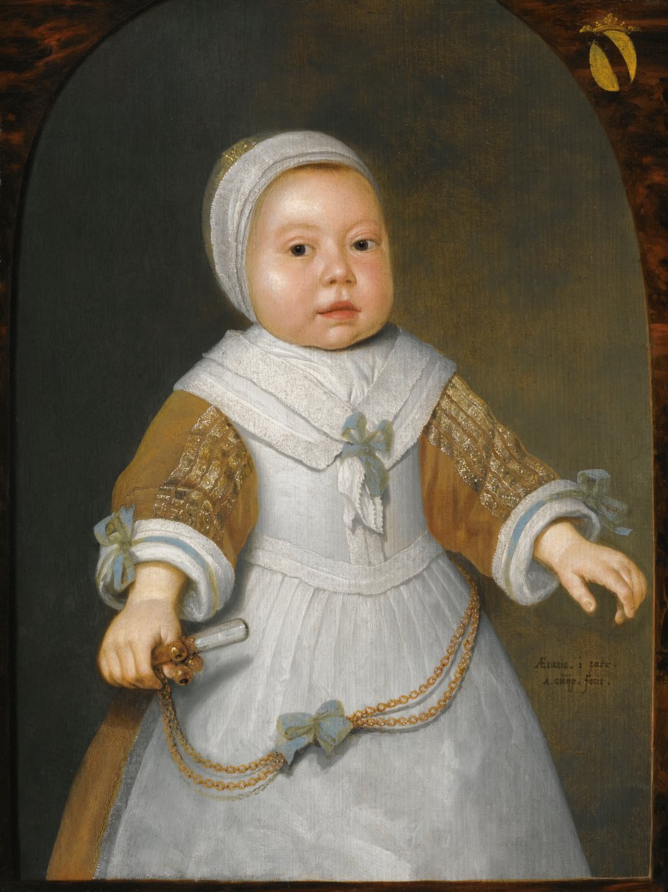 Portret dziewczynki z rodziny Van der Burch autorstwa Aelbert Cuyp