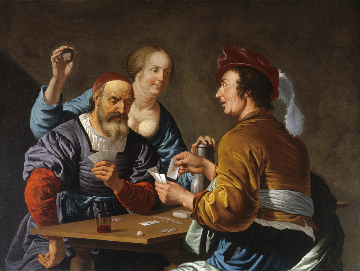 Szperacze we wnętrzu, 1656 autorstwa Aelbert Jansz. van der Schoor