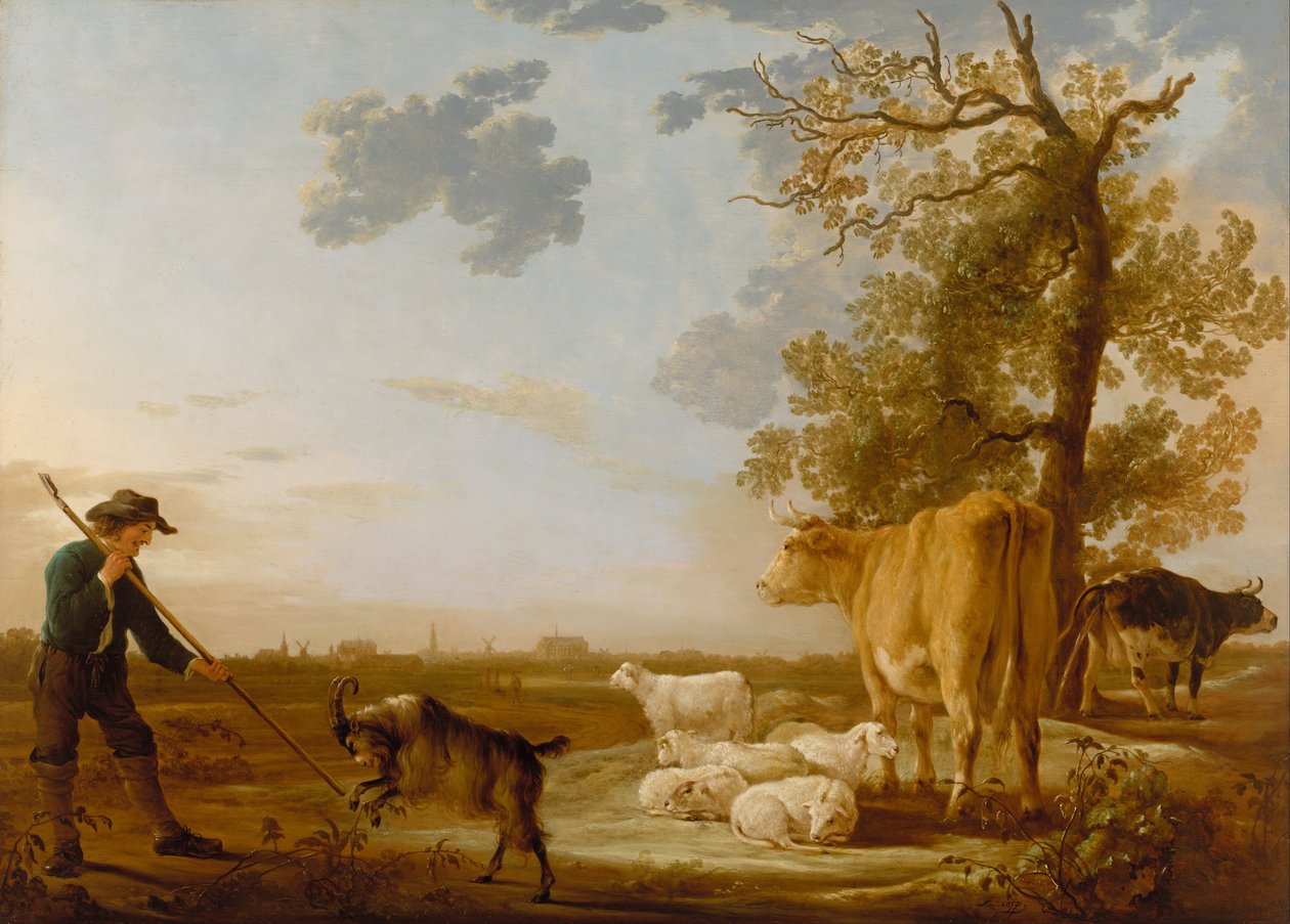 Krajobraz z bydłem autorstwa Aelbert Cuyp