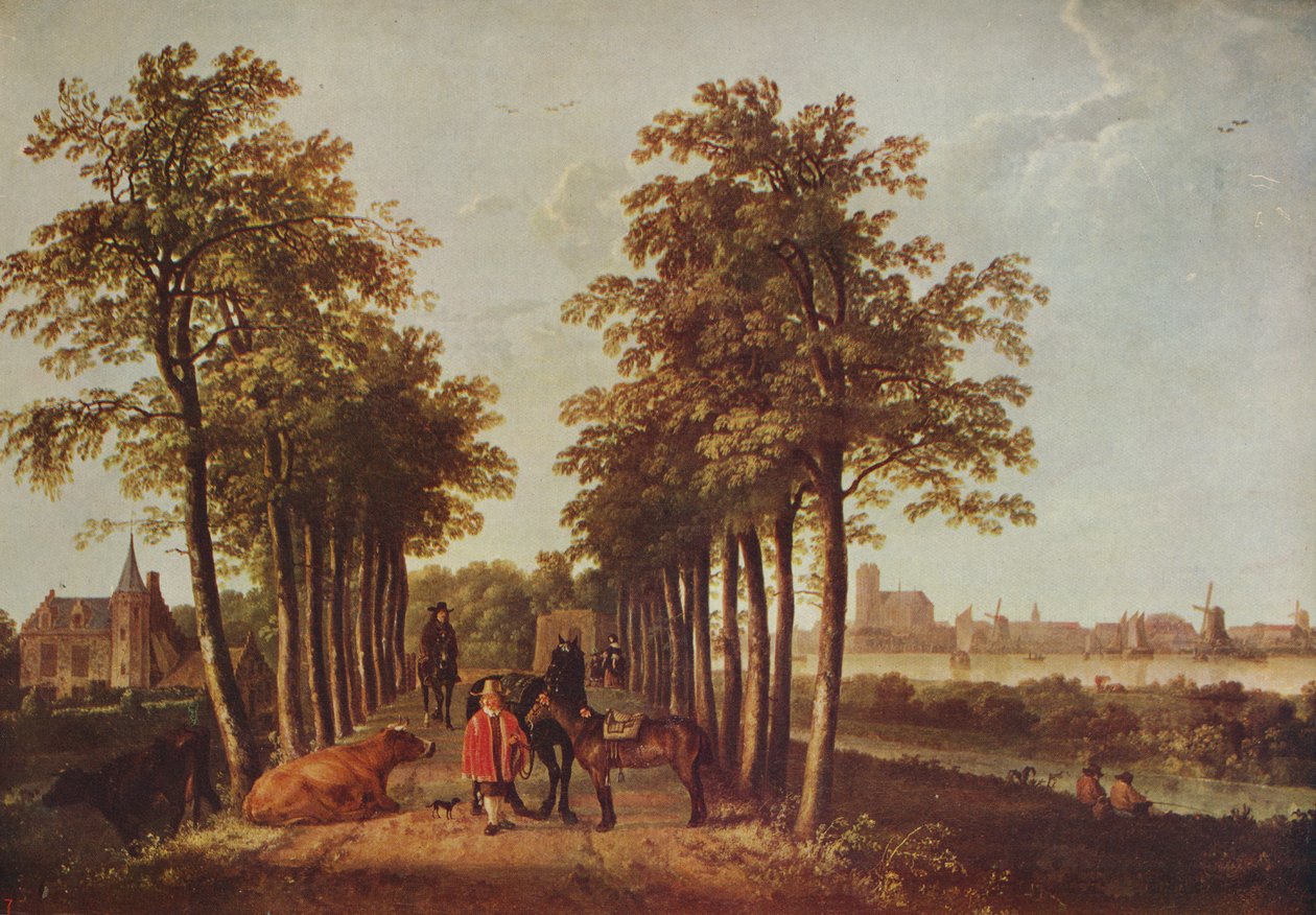 Aleja w Merdervort, c1650-1652, c1915 autorstwa Aelbert Cuyp