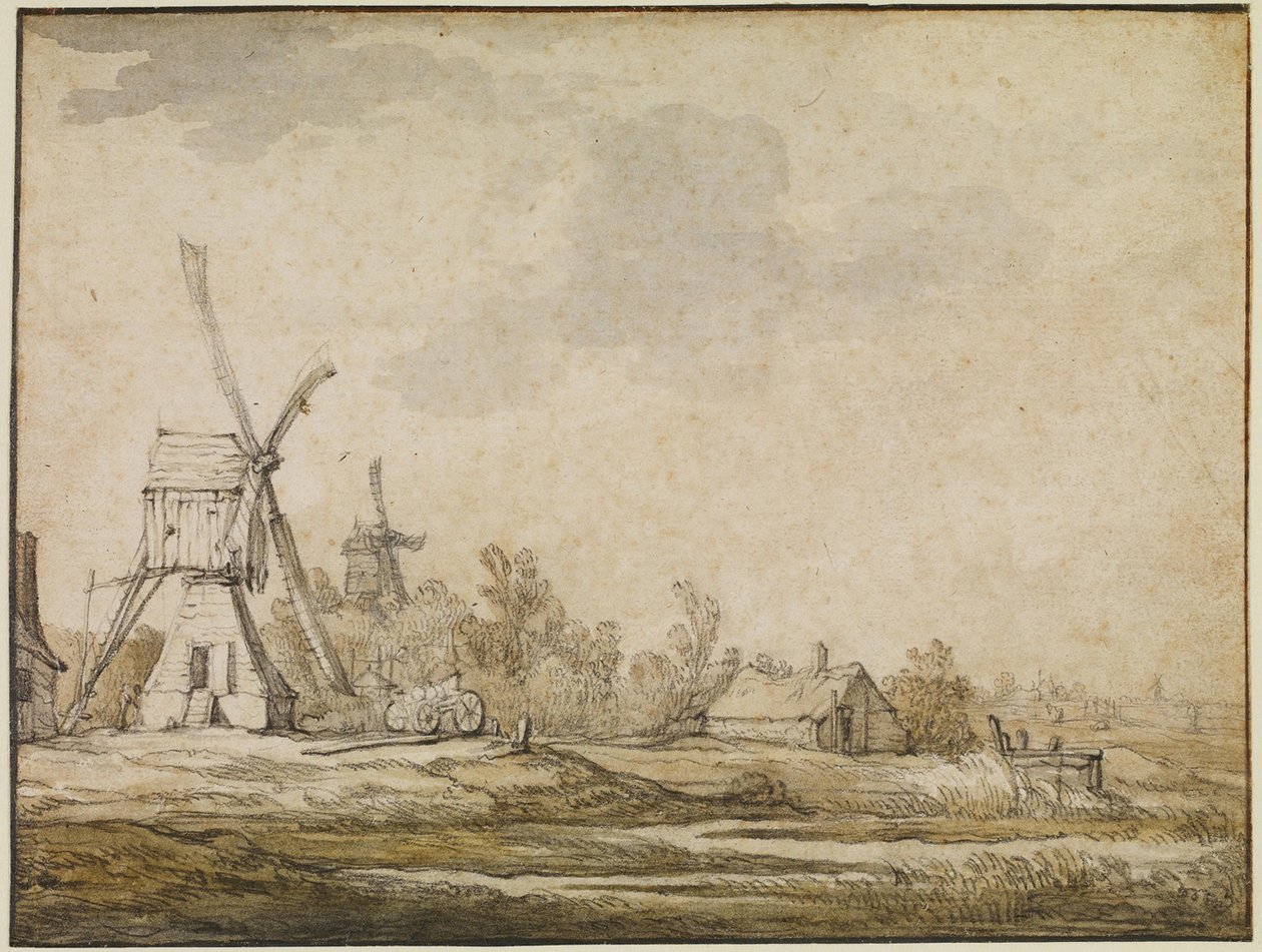 Pejzaż z młynami autorstwa Aelbert Cuyp