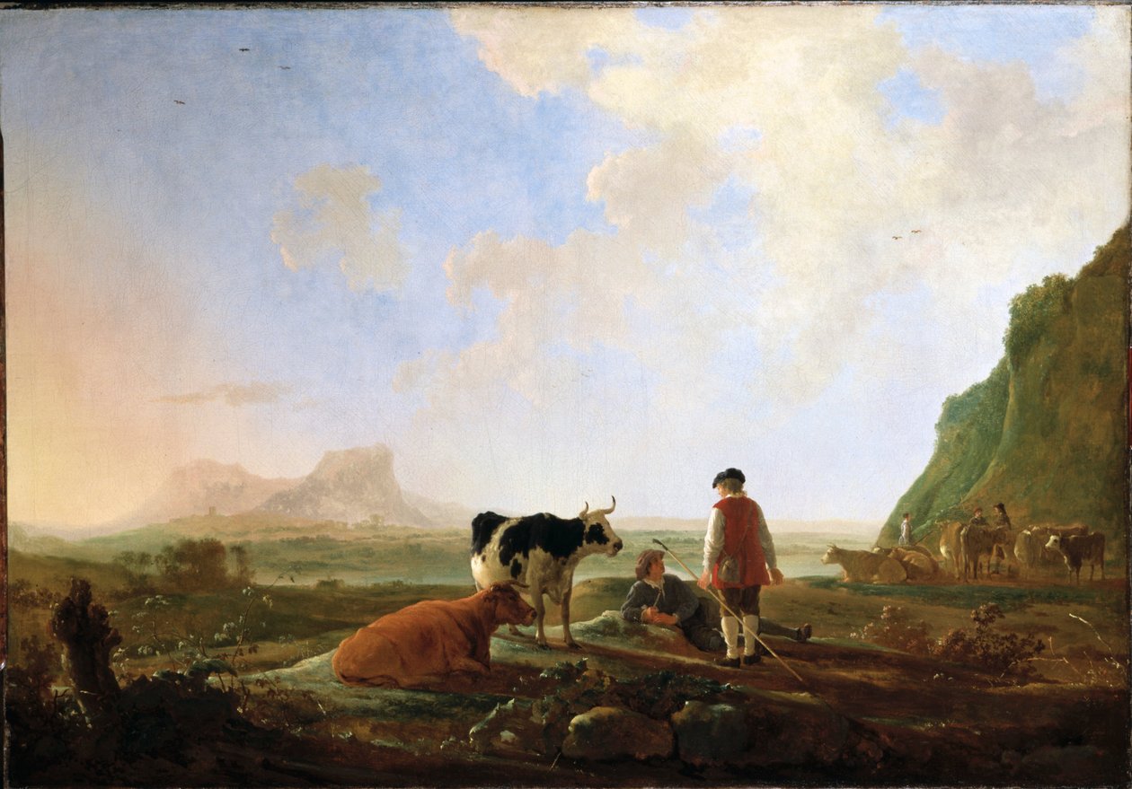 Pasterze z krowami autorstwa Aelbert Cuyp