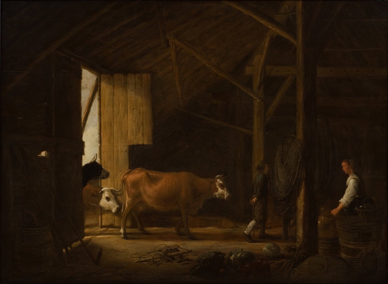 Wnętrze obory autorstwa Aelbert Cuyp