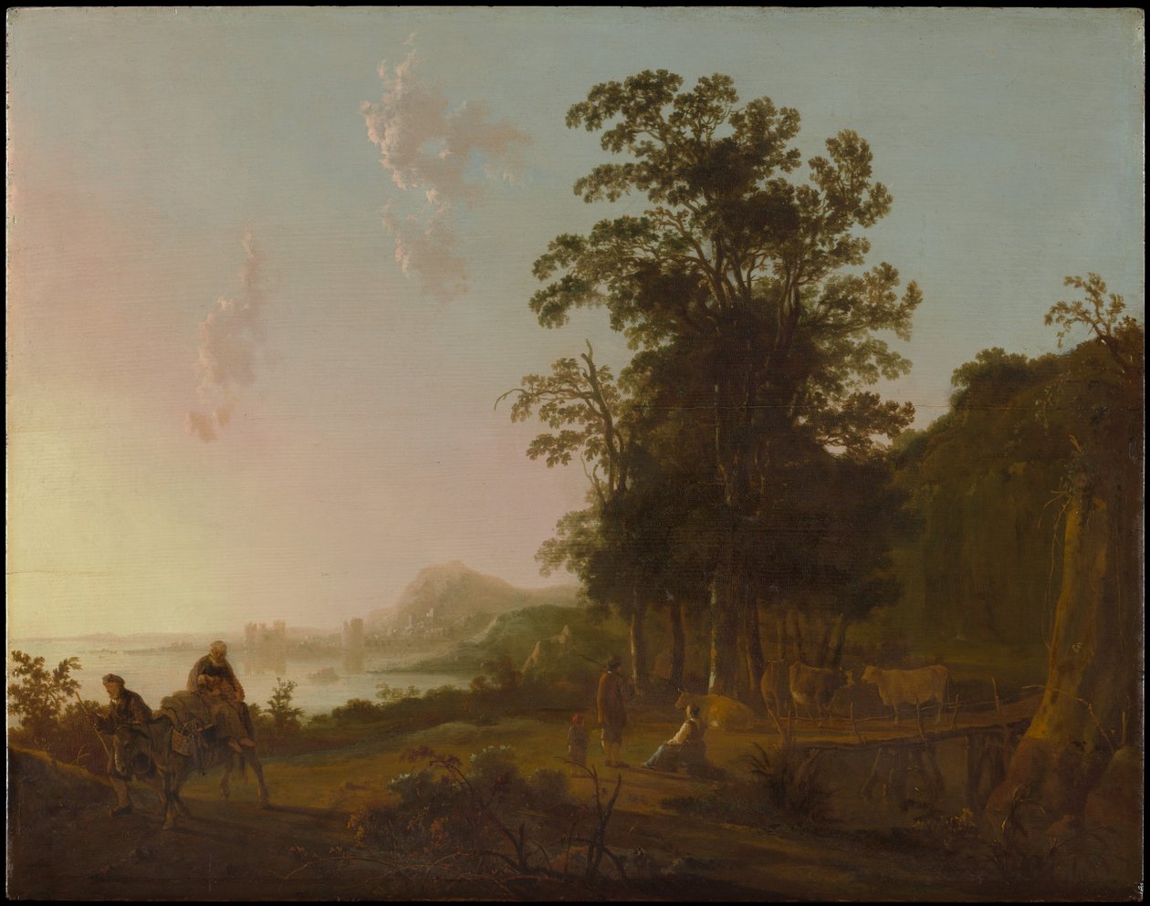 Pejzaż z ucieczką do Egiptu autorstwa Aelbert Cuyp