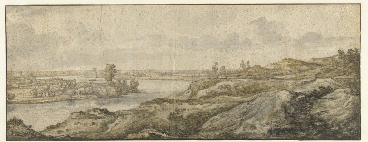 Krajobraz z rzeką autorstwa Aelbert Cuyp