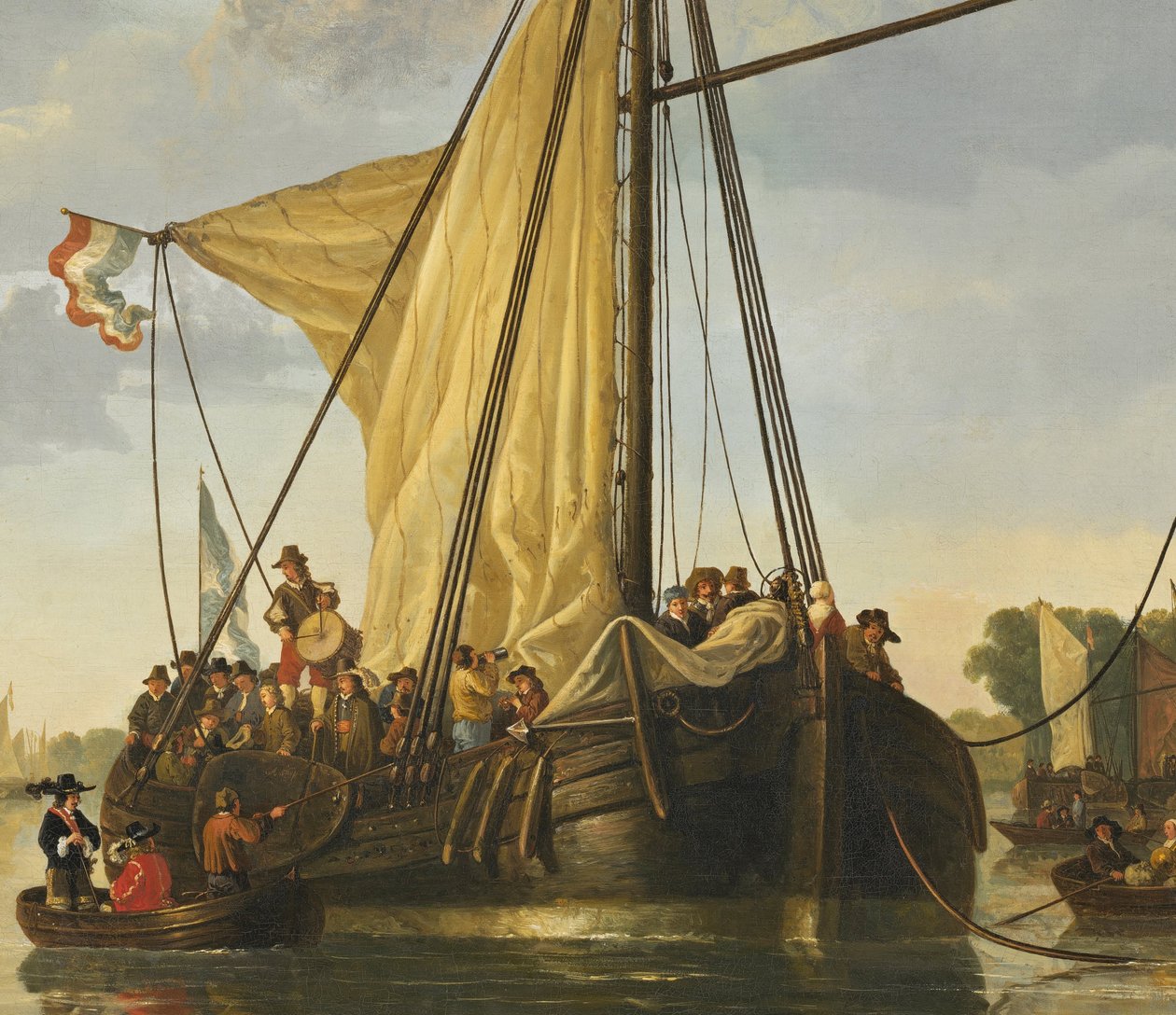 Maas w Dordrecht autorstwa Aelbert Cuyp