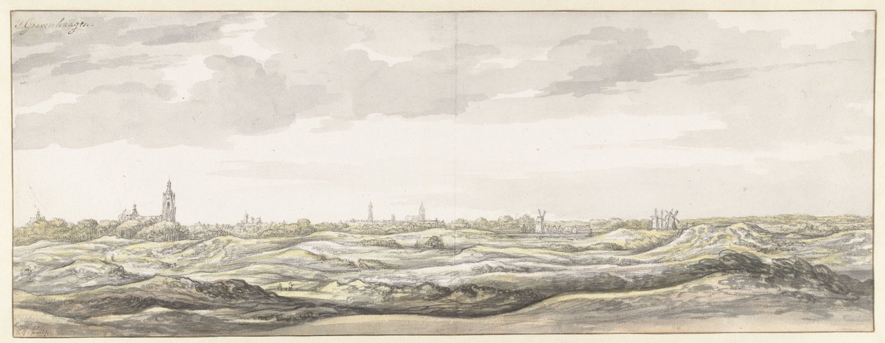 Widok na Hagę autorstwa Aelbert Cuyp