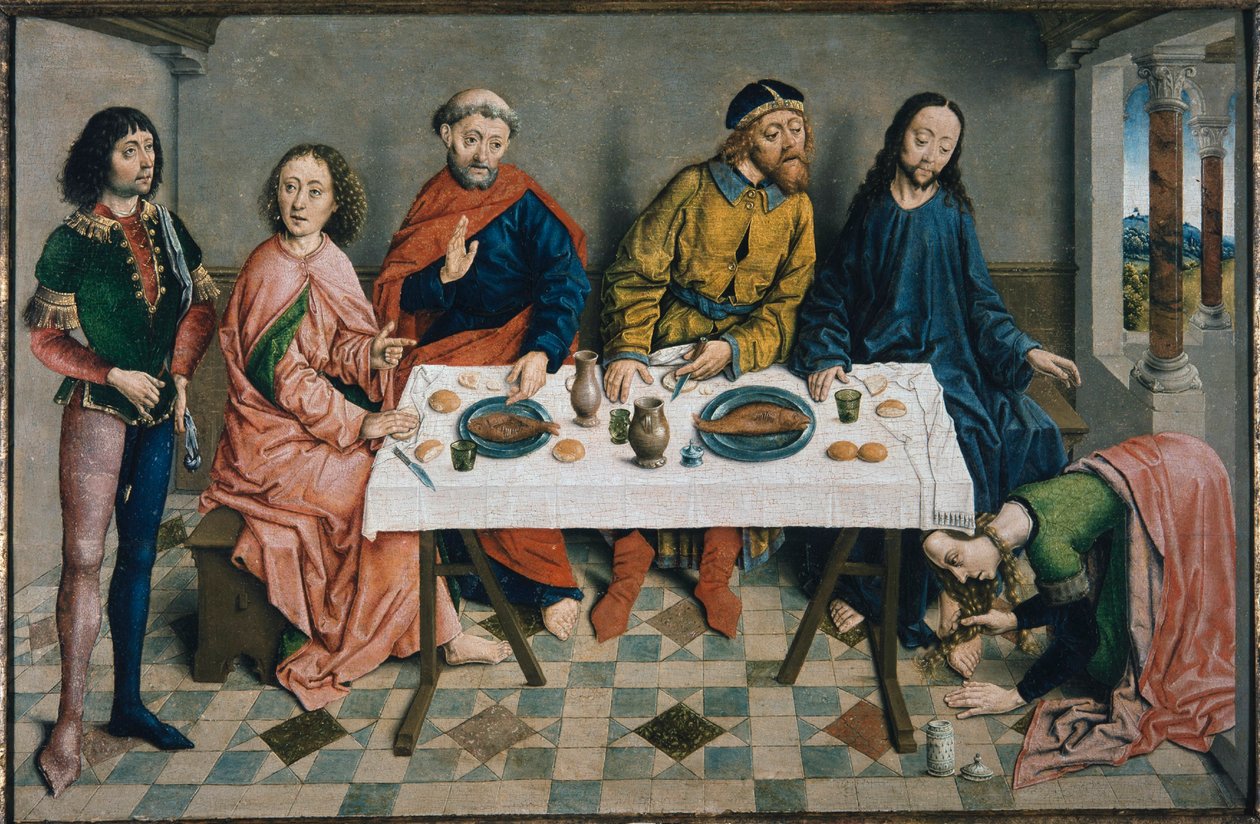 Chrystus w domu Szymona faryzeusza, ok. 1930 1490. autorstwa Aelbrecht Bouts