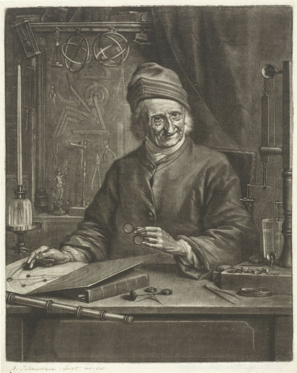 Portret pierwszy Arnold Marcel autorstwa Aert Schouman