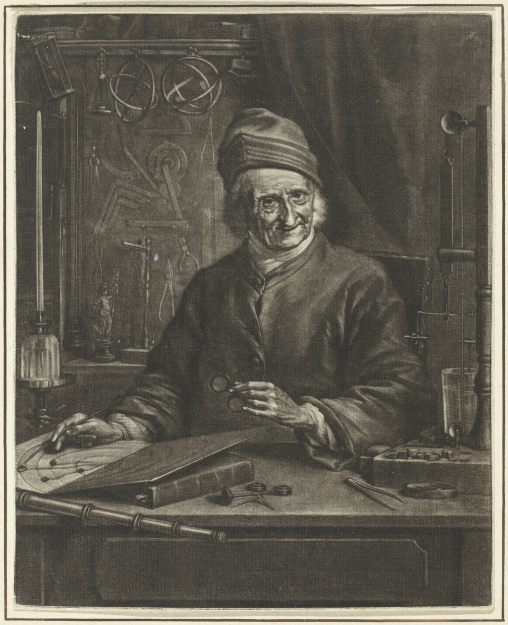 Portret pierwszy Arnold Marcel autorstwa Aert Schouman