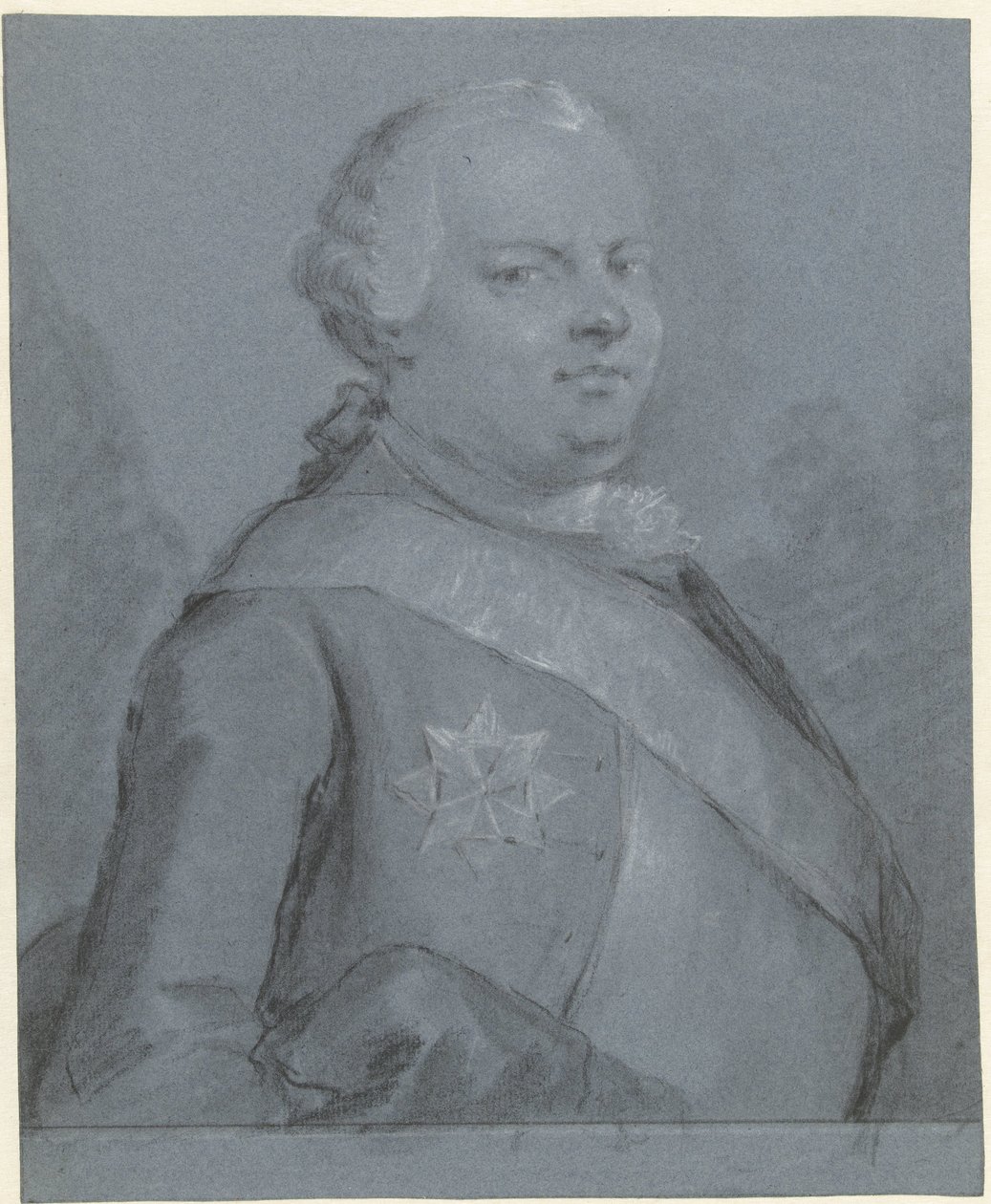 Portret Louisa Ernsta księcia Brunszwiku-Wolfenbüttel autorstwa Aert Schouman