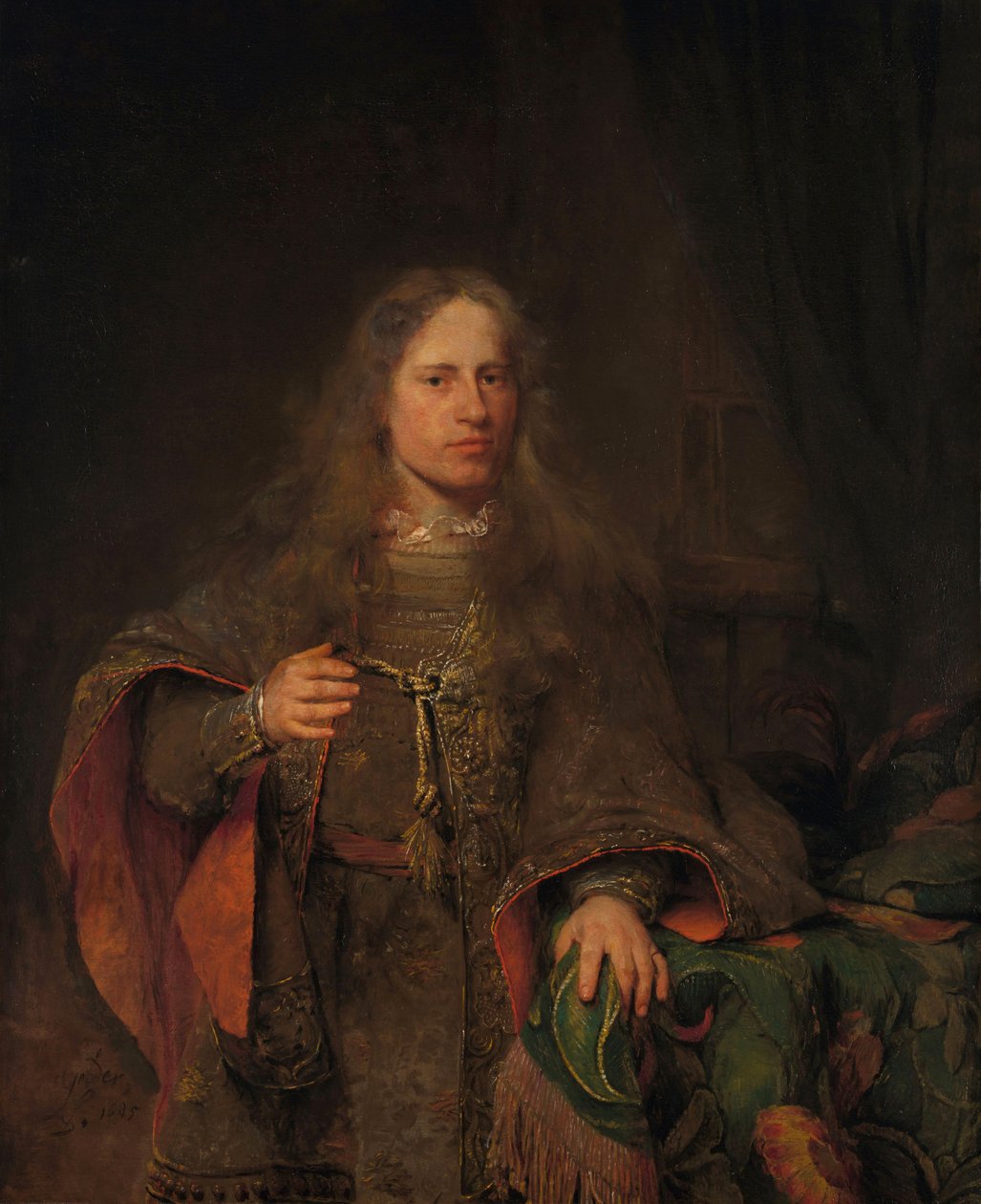 Portret Ernesta de Beverena (1660-1722), Lorda West-IJsselmonde i De Lindt autorstwa Aernt de Gelder