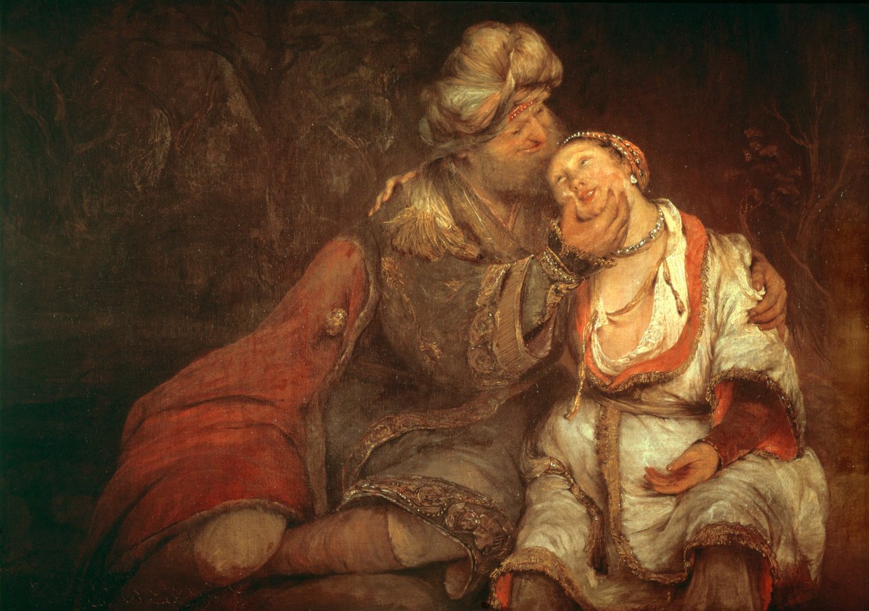 Rut i Boaz ... (olej na płótnie) autorstwa Aert de Gelder